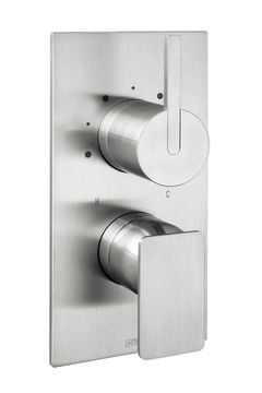 PlaySteel 58 External part for wall-mounted built-in shower mixer with four-way diverter by Fir Italia