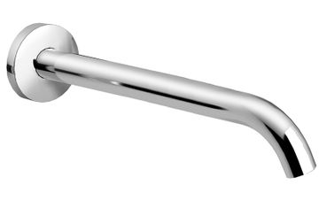 Nohea 77 Wall-mounted water spout 1/2'', center distance 229 mm long, complete length 245 mm by Fir Italia