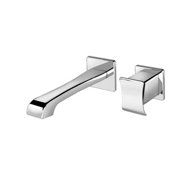 Déco 87 External part for wall-mounted built-in basin mixer, 195 mm long, center distance 180 mm long by Fir Italia
