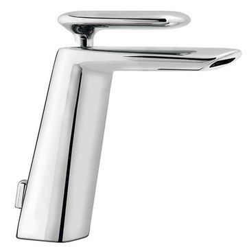 Dynamica 88 Wash basin mixer, 170 mm high, center distance 130 mm long, with pop-up drain and pull-rod by Fir Italia