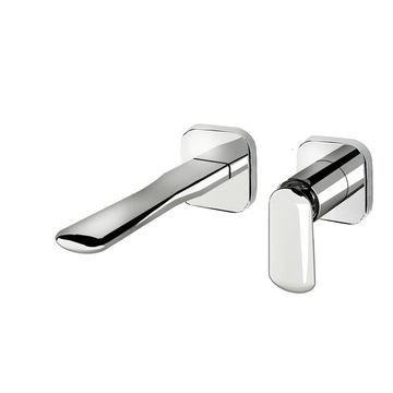 Dynamica 88 External part for wall-mounted built-in basin mixer, 210 mm long, center distance 185 mm long by Fir Italia