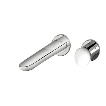 Synergy Stone 95 External part for wall-mounted built-in basin mixer, 195 mm long, center distance 165 mm long by Fir Italia