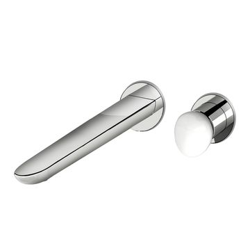 Synergy Stone 95 External part for wall-mounted built-in basin mixer, 255 mm long, center distance 225 mm long by Fir Italia