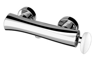 Synergy Stone 95 Wall-mounted shower mixer with flex hose connection by Fir Italia