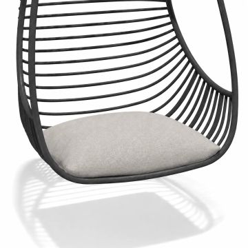 Claris hanging chair seat cushion 70x70 cm by Fischer Möbel