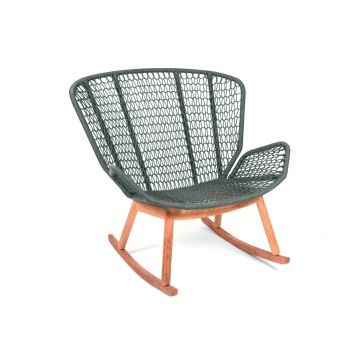 Wing light Relax rocking armchair by Fischer Möbel