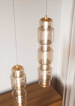 Emozione Hanging Lamp Composition 2 by Fisionarte