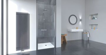 FLAIR FRAMELESS Flair Frameless Pivot Door by Flair Showers