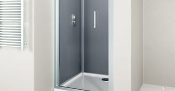 HYDRO EXPRESS Bifold Door with Side Panel by Flair Showers