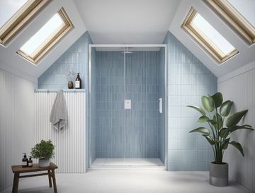 BABY ILI Sliding Door with Side Panel by Flair Showers
