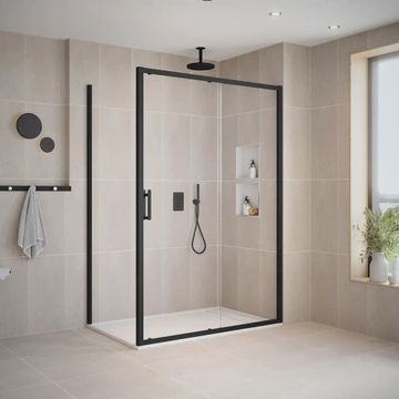 ILI Slider Door with Frameless Side Panel by Flair Showers - view 2