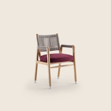 ORTIGIA OUTDOOR - Dining chair by Flexform