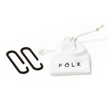 Urban Nomad - Pack of 2 hooks - Black by FÓLK Reykjavik