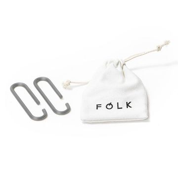 Urban Nomad - Pack of 2 hooks - Grey by FÓLK Reykjavik
