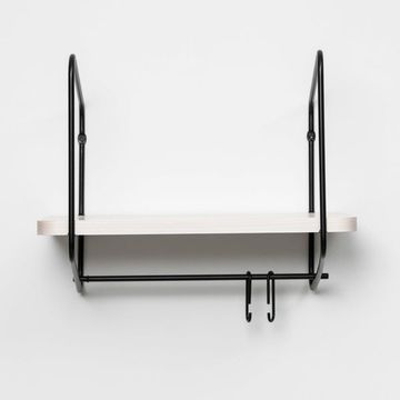 Urban Nomad Wall Shelf / 42x24 cm / Black / White by FÓLK Reykjavik
