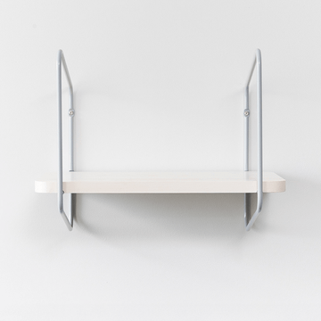 Urban Nomad Wall Shelf / 42x24 cm / Grey / White by FÓLK Reykjavik
