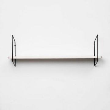 Urban Nomad Wall Shelf / 94x24 cm / Black / White by FÓLK Reykjavik
