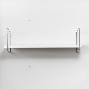 Urban Nomad Wall Shelf / 94x24 cm / Grey / White by FÓLK Reykjavik