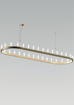 Chandelier – Single oval by Fontana Arte - view 2