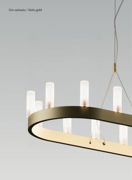 Chandelier – Single oval by Fontana Arte - view 5