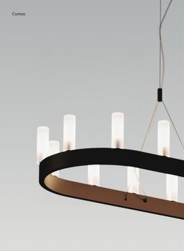 Chandelier – Single oval by Fontana Arte - view 7