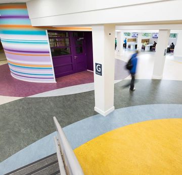marmoleum decibel on order blue heaven by Forbo - view 2