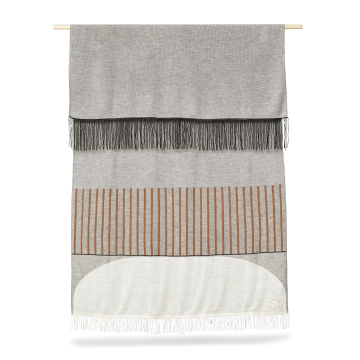 Aymara Blanket, Pattern Grey by Form & Refine
