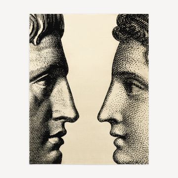 Rug Profili by Fornasetti