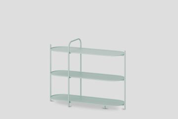 Royere Konsol 3 Katlı Metal Tablalı by Forni