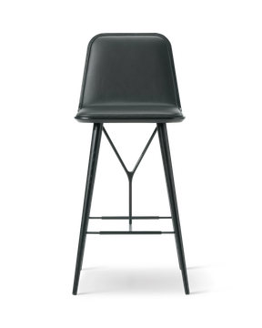 Spine Wood Base Barstool by Fredericia