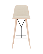 Spine Wood Base Barstool by Fredericia - view 2