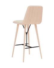 Spine Wood Base Barstool by Fredericia - view 5