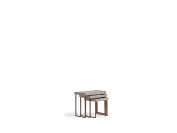 Lyon Krem Zigon Sehpa Küçük by Gabba Home