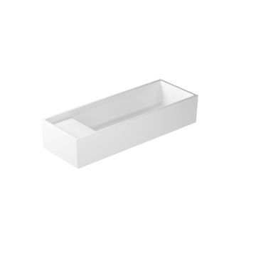 NEXT NARROW - Countertop washbasin 100x37 cm by GALASSIA