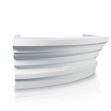 Salon Reception Desk Alzira Curva by Gamma & Bross