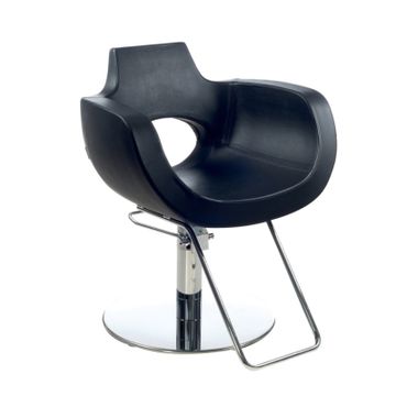Salon Styling Chair Aureole Roto Black by Gamma & Bross