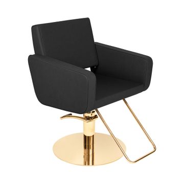 Salon Styling Chair Aeolian Supergold Black by Gamma & Bross