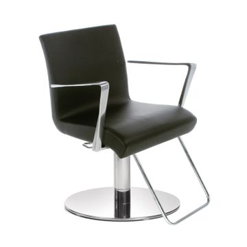 Salon Styling Chair Aluotis Ecoblack Roto by Gamma & Bross