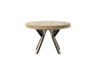 Rondo round table with Setis black legs by gautierFurniture - view 4