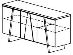 Arco 3-door sideboard by gautierFurniture - view 8