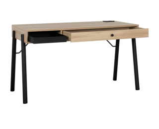 Addict Folio desk with 1 drawer and 1 compartment by gautierFurniture - view 4