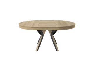 Rondo round table with Setis black legs by gautierFurniture - view 6