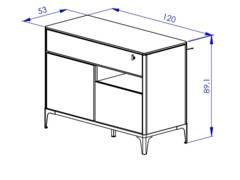 Addict Confident sliding desk by gautierFurniture - view 5