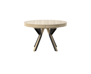 Rondo round table with Setis black legs by gautierFurniture - view 8