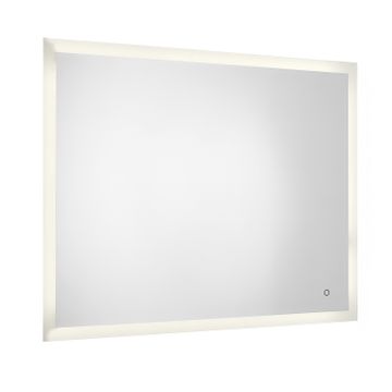 Pierre polished edge mirror 60×80 and sandblasted border by GEDY