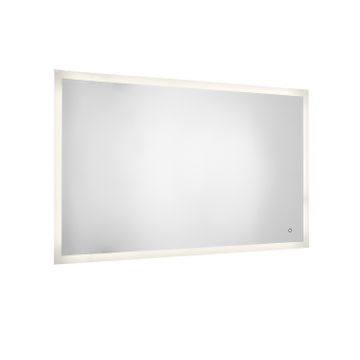 Pierre polished edge mirror 70×120 and sandblasted border by GEDY