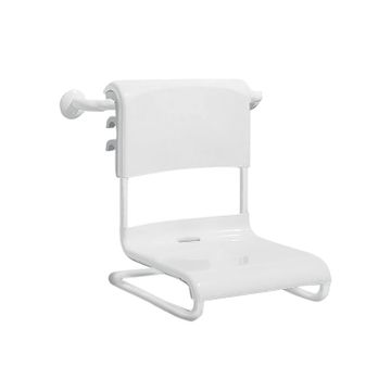 Sicura hanging smooth shower seat for grab bar system by GEDY
