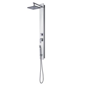Style 01 temperated glasss shower panel by GEDY