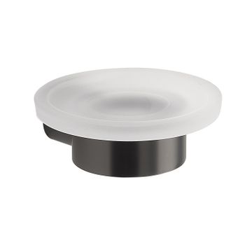 Pirenei soap holder gun metal (pvd plated) by GEDY