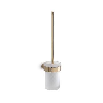Pirenei wall toilet brush holder gold (pvd plated) by GEDY